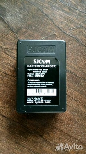 Зарядное устройство для аккамуляторов камеры sj7
