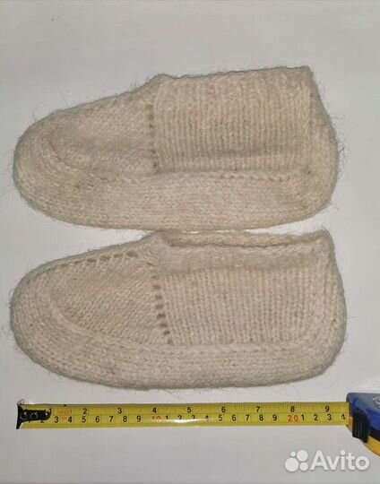 Носки (пинетки) шерстяные р. 37