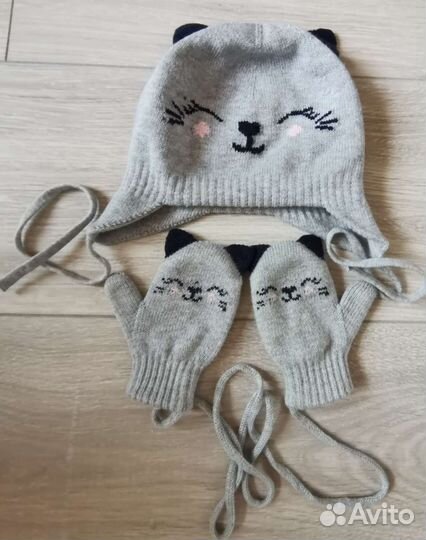 Шапка и варежки