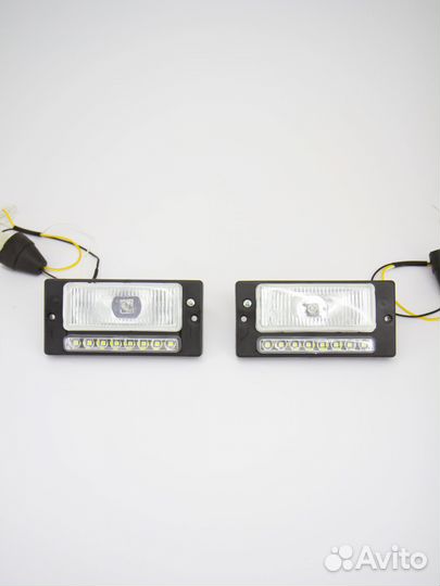 Противотуманные фары ваз 2110 с дхо