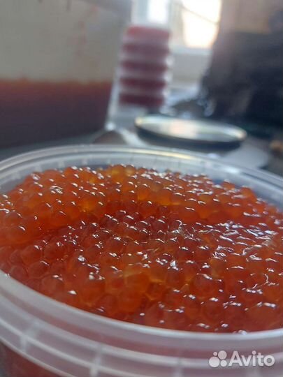 Красная икра с о. Сахалин и Камчатки