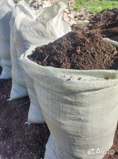 Навоз перегной в мешках