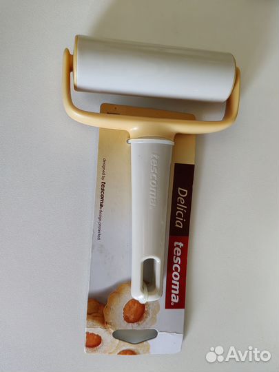 Новая широкая скалка для теста tescoma