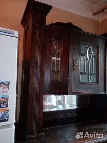 Буфет старинный антикварный 19 века с резьбой