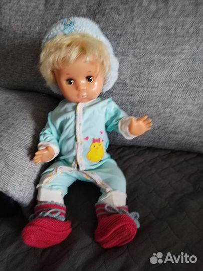 Пупс кукла СССР пластмассовая большая