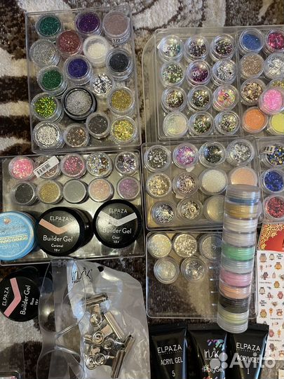 Для наращивания ногтей набор гель формы мономер