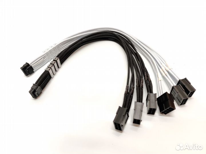 Переходник 12vhpwr 16 pin на 3х8 - RTX4080 1шт