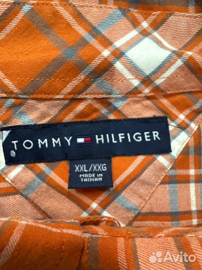 Tommy hilfiger рубашка мужская 58-60