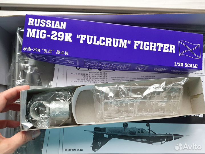 Trumpeter Russia MIG-29K Fulcrum Fighter 1/32