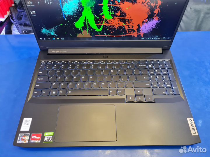Игровой ноутбук Lenovo RTX3050Ti Ryzen 5