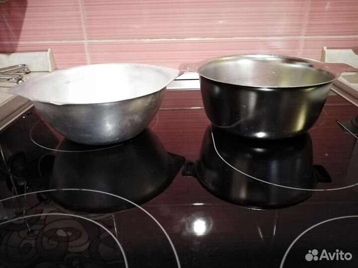 Тарелки СССР нержавейка, алюминиевые