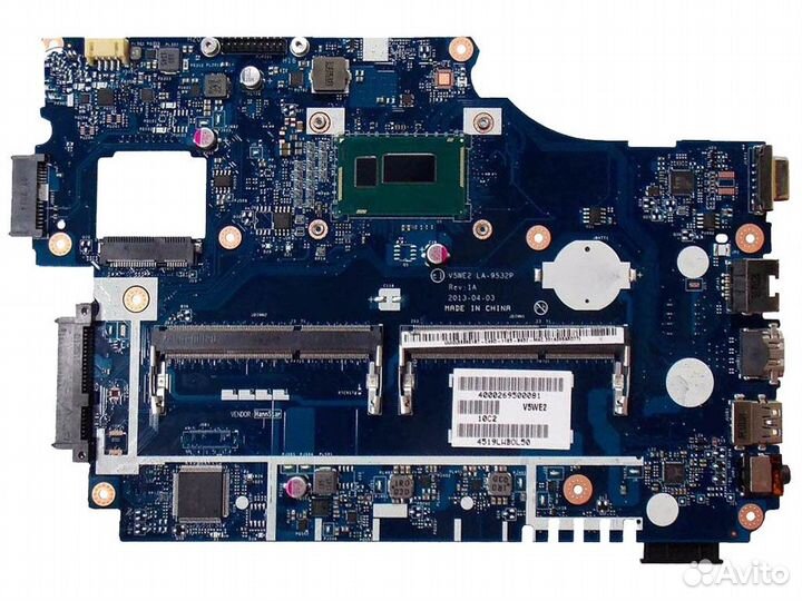 Материнская плата Packard bell V5WE2 Не работает