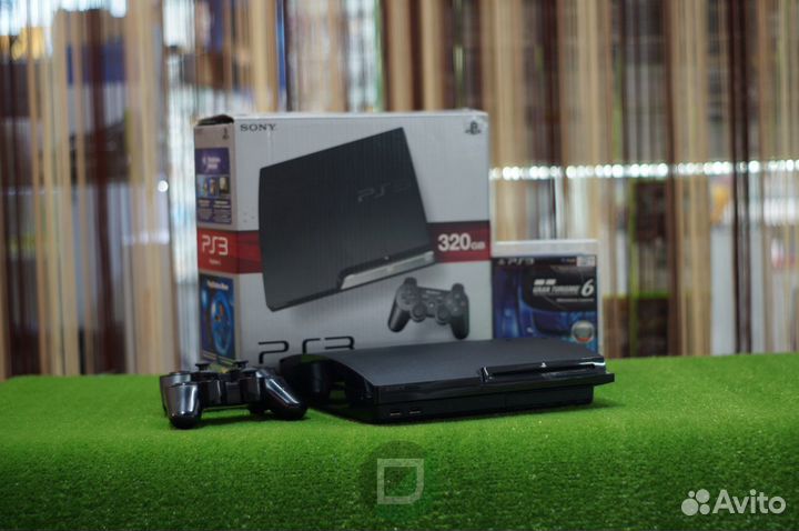 Прошитая PS3 Slim 320Gb. Гарантия