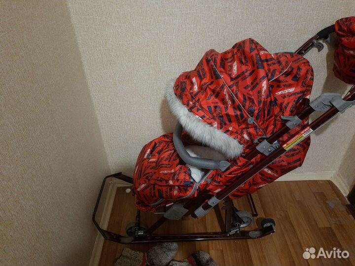 Детские санки коляска