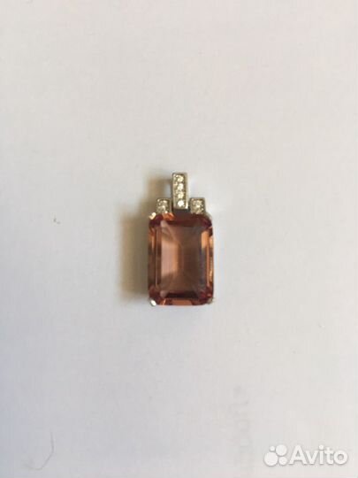 Комплект из серебра 925 с султанитом