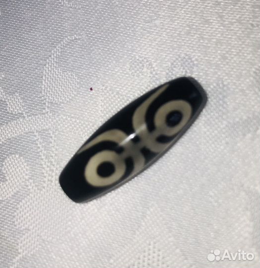 Тибетская бусина Дзи Паук и летучая мышь