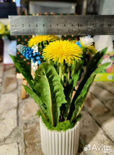 Букет из полимерной глины