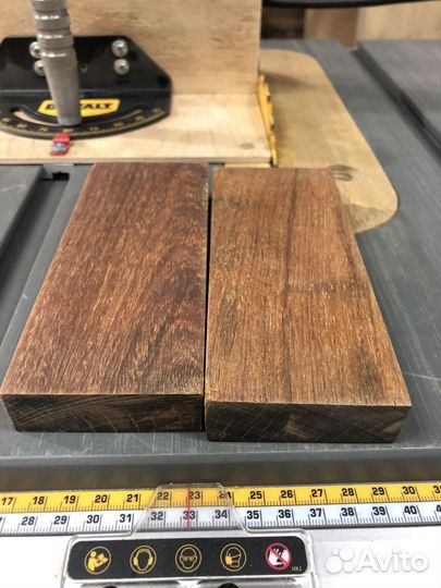 Бруски для рукоятий ножей из древесины кумару