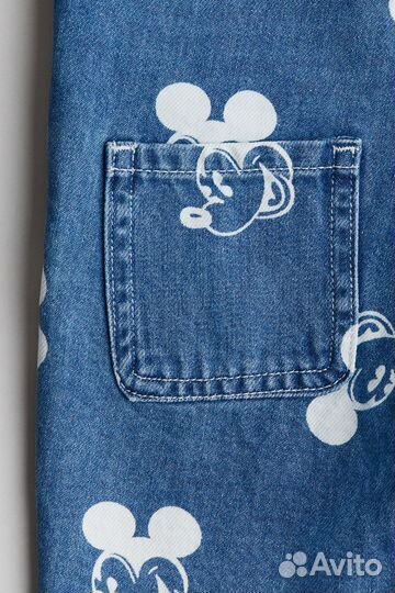 Джинсовый комбинезон H&M Микки Disney