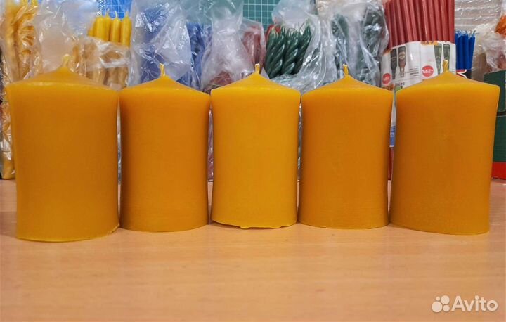 Свечи восковые цилиндрические №2