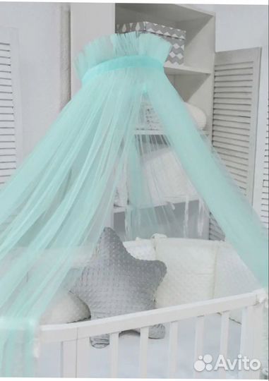 Балдахин в кроватку с держателем