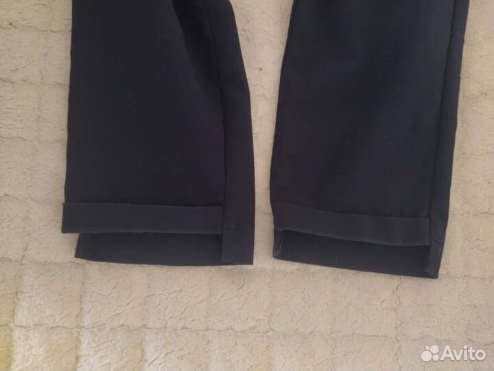 Брюки школьные синие на девочку