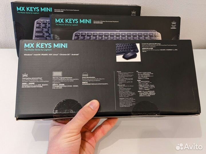 Logitech mx keys mini (rus) новая клавиатура
