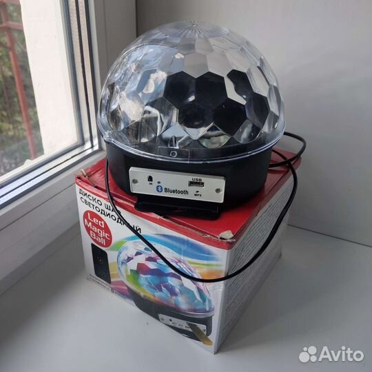 Светомузыка, светодиодный дискошар