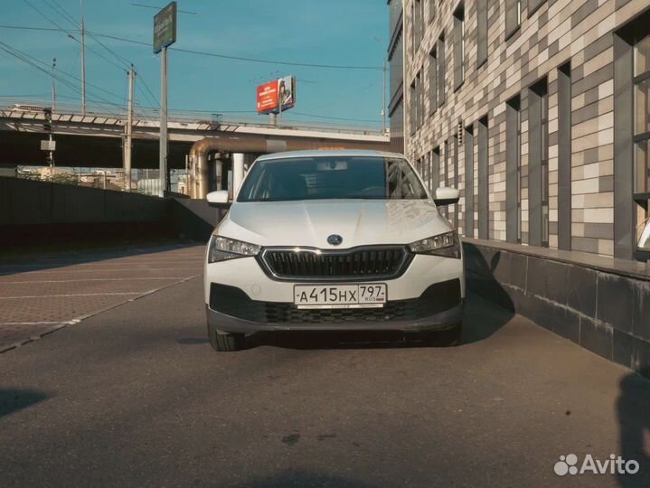 Аренда авто под такси без залога Skoda Rapid