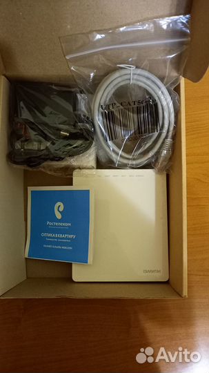 Роутер оптический Ростелеком huawei echolife HG824