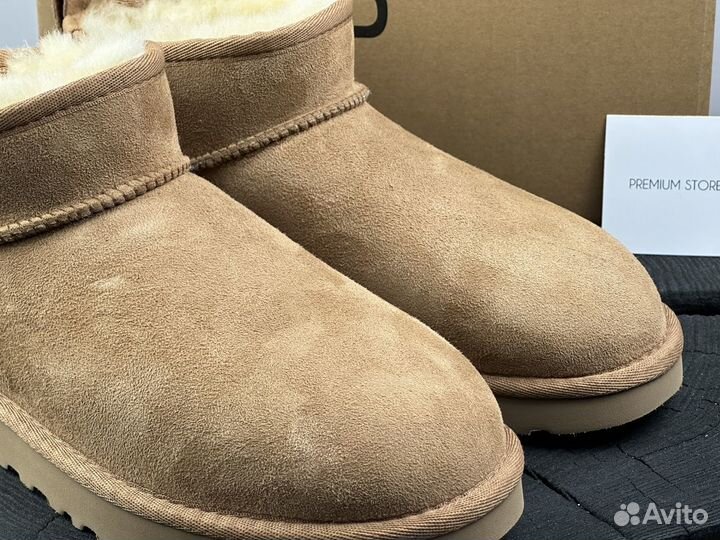 Угги UGG Classic Ultra Mini Chestnut унисекс