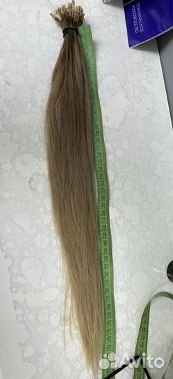 Волосы для наращивания блонд бу