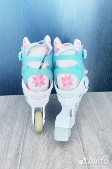 Роликовые коньки детские раздвижные