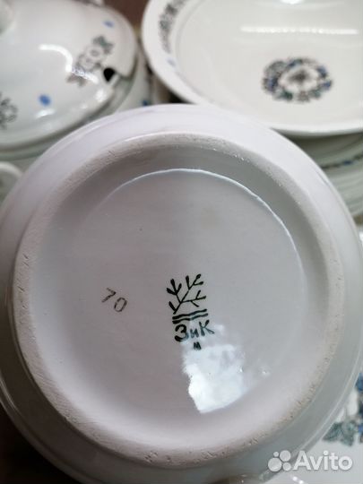 Сервиз столовый с рисунком 