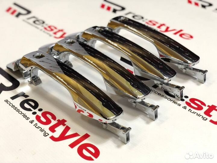 Ручки дверей Cruiser 200 08-15г Цельные Хром