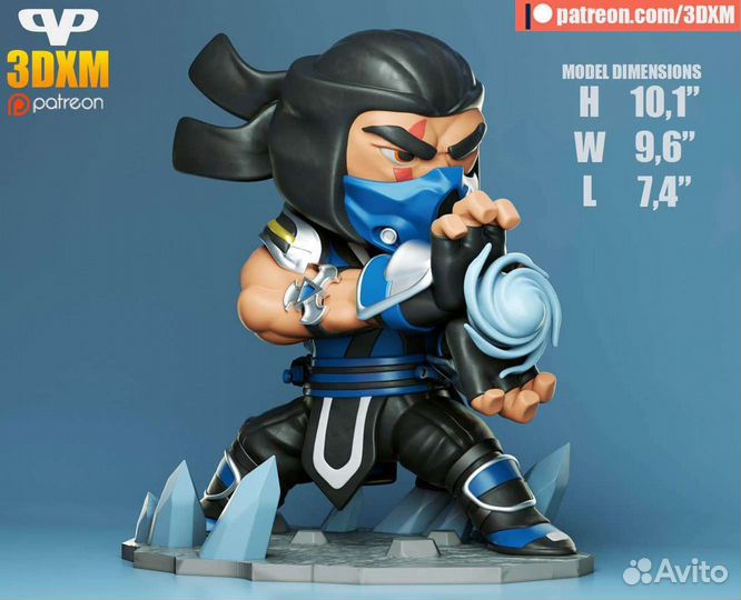 Мортал комбат фигурки 3D