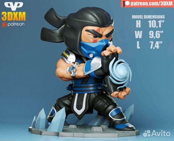 Мортал комбат фигурки 3D