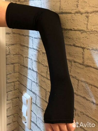 Перчатки митенки 45 см