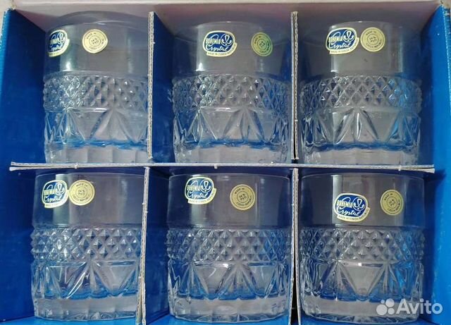 Набор стаканов для виски bohemia 140 мл