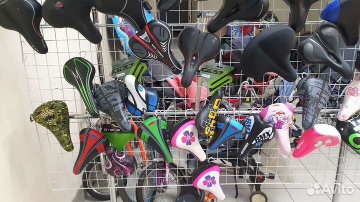 Сиденье велосипедное мягкое,седло