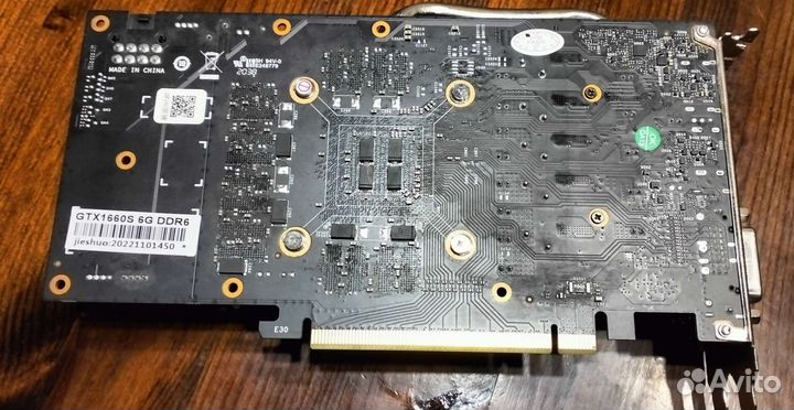 Видеокарта gtx1660 super 6Gb