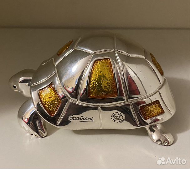 Статуэтка Черепаха (серебро, Италия)