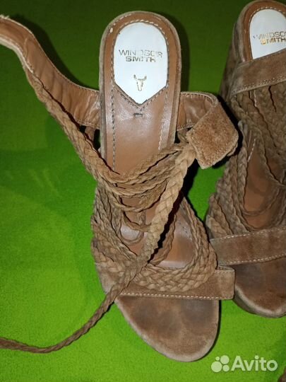 Замшевые босоножки Windsor Smith 39 женские