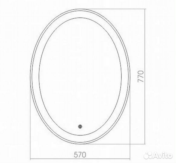 Зеркало сенсорное
