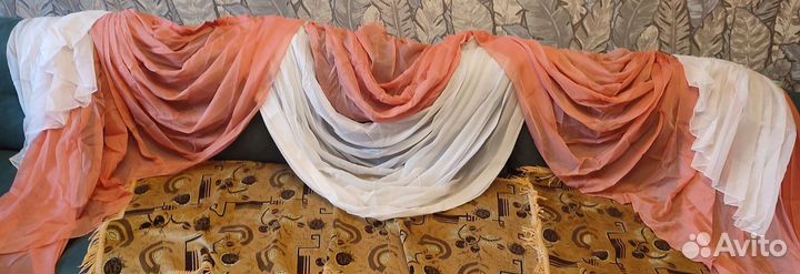 Тюль с ламбрекеном