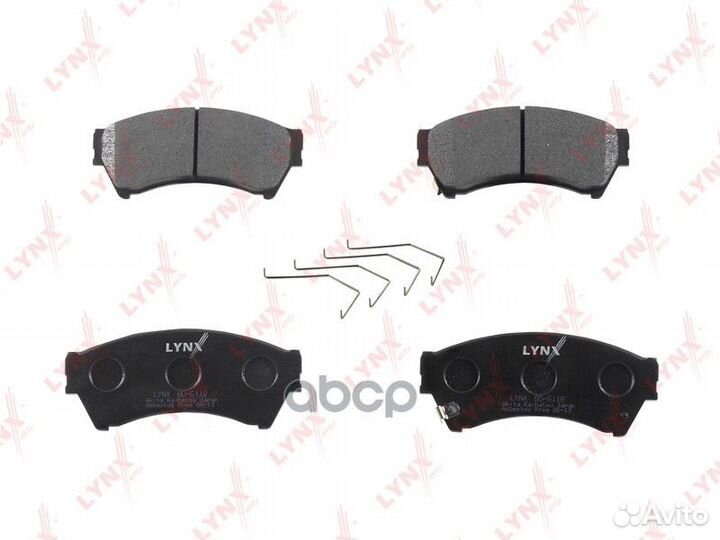 Колодки тормозные дисковые BD-5118 lynxauto