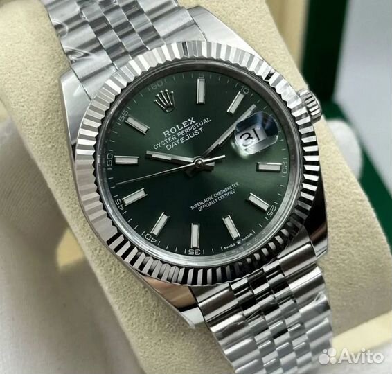 Часы Rolex DateJust Mint Green