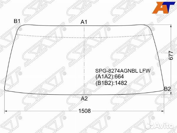 Стекло лобовое lexus LX450