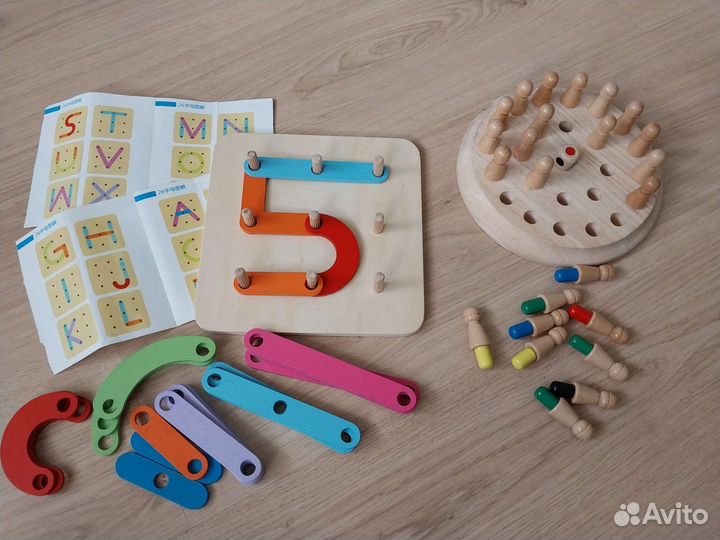 Деревянные развивашки для малыша