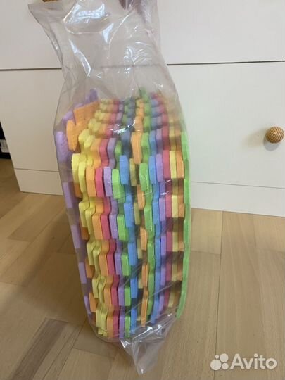 Развивающие игрушки коврик-пазл животные, цифры